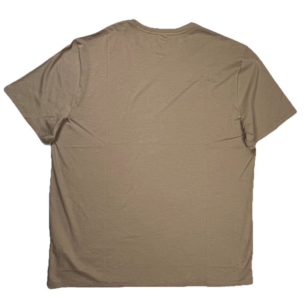 New Vince Essential Pima Cotton Crew Neck T-Shirt Sz XL Men's Tan Brown NWT - Picture 2 of 6